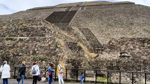 La imponent piràmide de Teotihuacán - Foto: Josefina Sans (Mèxic)