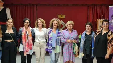 Inauguració de l'exposició '1934-1939: Pioneres del Municipalisme Feminista'. Fotografia: Ajuntament de Corbins.