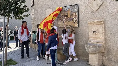 Inauguració del mural de les caramelles ©Eboleda