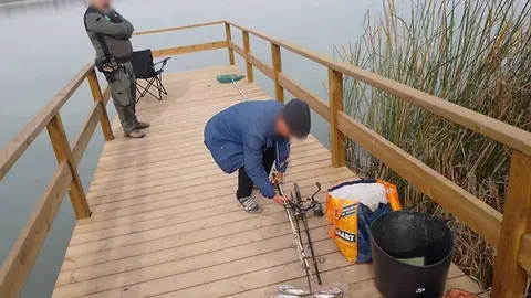 Pescador furtiu a l'Estany d'Ivars i Vila-sana ©AgentsRurals