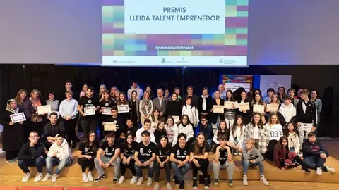 Lliurament dels Premis LLeida Talent Emprenedor ©Territoriscat