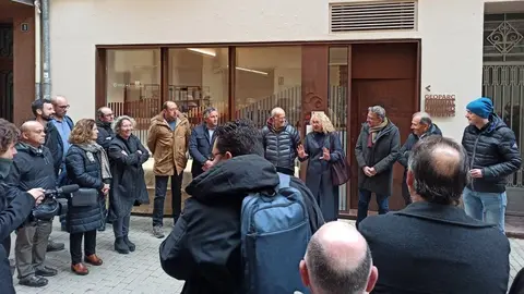 Inauguració de la nova oficina tècnica del Geoparc Orígens a Tremp ©Geoparc Orígens