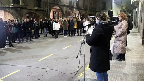 Concentració de rebuig a Bellpuig per la violació d'una nena de 12 anys ©AnnaBerga