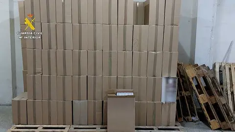 Incautación de tabaco en l'Operació Petres-Lleida ©GuárdiaCivil