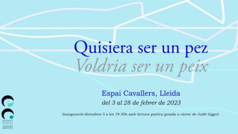 Exposició col·lectiva a l'Espai Cavallers "Voldria ser un peix" ©Galeria Espai Cavallers