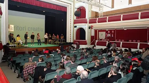 Acte de presentació de Territori Creatiu al Teatre Ateneu de Tàrrega ©MartaArgilés