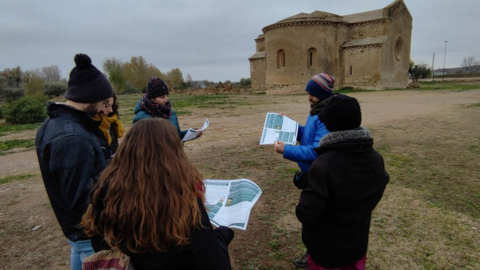 Itinerari lúdic 'Enigmes d'en Pius' instal·lat a l'Aiguabareig del Segre Noguera Ribagorçana en el marc del projecte 'Espais Naturals de Ponent' ©Leader Ponent