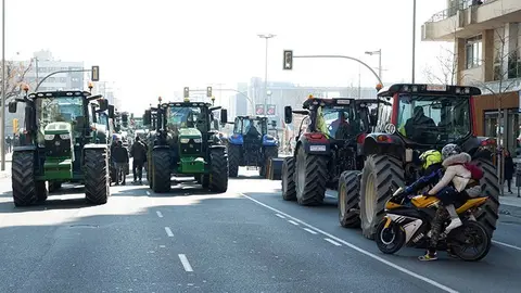 Els pagesos col·lapsen Lleida contra la plaga de conills ©JosepAPérez