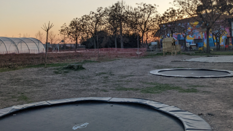 El nou espai de llits elàstics de la Manreana ©LaManreana