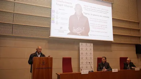 Conferència del Dr. Honoris Causa de la UdL Àngel Olaran ©JosepAPérez