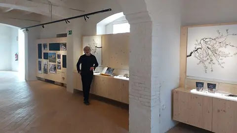 Sebastià Caus exposa a la Finca Mas de Colom-Casa Borges ©JosepAPérez