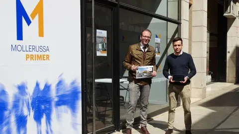 Marc Solsona i Enric Gràcia  ala seu de Mollerussa Primer - Foto Marina Pallàs Barta 1