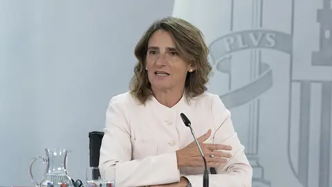 La vicepresidenta tercera i ministra de Transició Ecològica, Teresa Ribera, a la roda de premsa del Consell de Ministres 
Data de publicació: dimarts 11 d’octubre del 2022, 17:21
Localització: Madrid
Autor: Pool Moncloa / Borja Puig de la Bellacasa