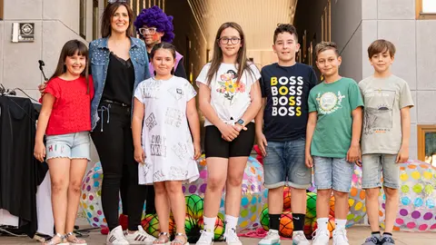 Hereus i Pubilles infantils escollits durant la Festa Major de Sant Gaietà 2023 a Aitona - Foto: Jordi Vinuesa