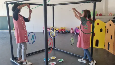 La nova estructura de joc a la llar d'infants jpg