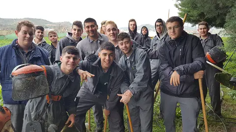 Alumnes de l'Escola Agrària d'Alfarràs - Foto: Cedida per l'Escola Agrària d'Alfarràs