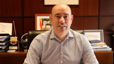 El cap de llista d'ERC i alcalde de Balaguer, Jordi Ignasi Vidal, al seu despatx a la Paeria de Balaguer
Data de publicació: dilluns 29 de maig del 2023, 13:11
Localització: Balaguer
Autor: Anna Berga