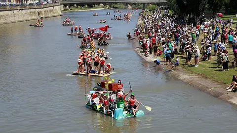 Suspesa la baixada de barques de la Transsegre de Balaguer per la sequera - Foto: Anna Berga