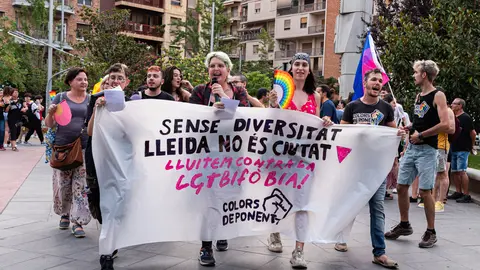 Manifestació per l'alliberament sexual i de gènere a Lleida - Foto: Jordi Vinuesa