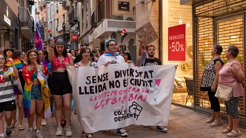Manifestació per l'alliberament sexual i de gènere a Lleida - Foto: Jordi Vinuesa