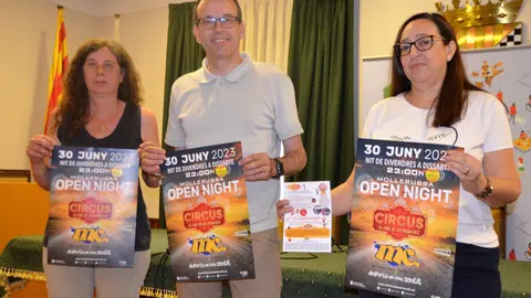 Presentació de l'Open Night - Foto: Ajuntament de Mollerussa