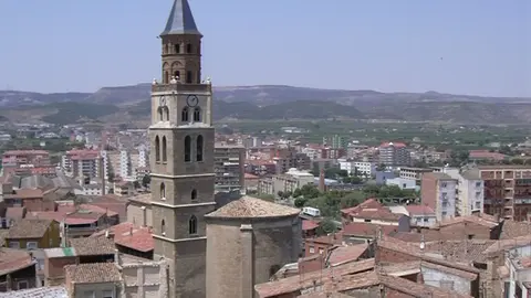 Vista aèria de Fraga - Foto: De ecelan - Self-published work by ecelan, CC BY 2.5, https://commons.wikimedia.org/w/index.php?curid=38503128