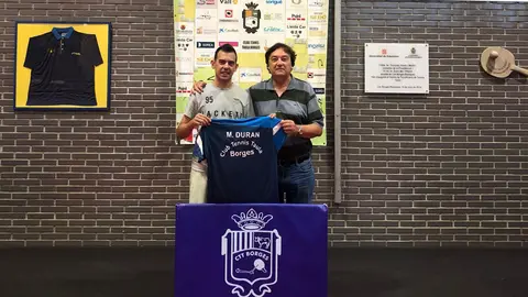 El jugador de tennis taula Marc Duran renova una temporada més amb el CTT Borges - Foto: CTT Borges
