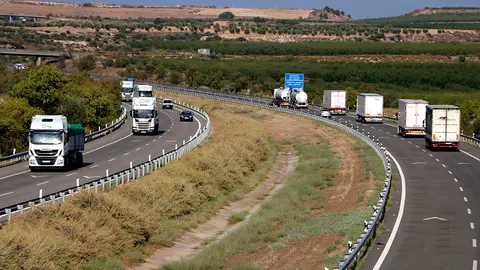L'AP-2, a l'alçada de Castelldans - Foto: Oriol Bosch