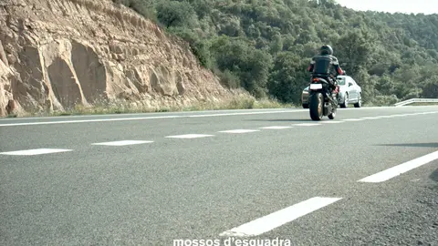 Els Mossos d'Esquadra denuncien penalment un motorista a la Noguera per circular a 187 km en un tram limitat a 90 - Foto: Mossos d'Esquadra