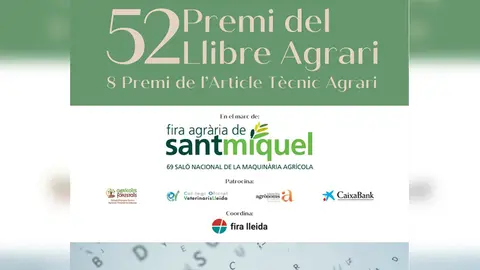 Cartell Premi Llibre Agrari