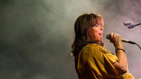 Actuació de Maria del Mar Bonet i Borja Penalba a la plaça Major de Tàrrega durant el 25è Paupaterres - Foto: Jordi Vinuesa