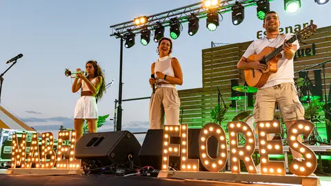 Actuació de Mabel Flores al Càmping Municipal de Tàrrega durant el 25è Paupaterres - Foto: Jordi Vinuesa