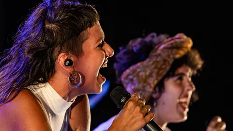 Actuació de Mabel Flores al Càmping Municipal de Tàrrega durant el 25è Paupaterres - Foto: Jordi Vinuesa