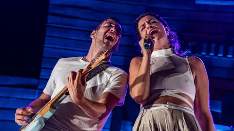 Actuació de Mabel Flores al Càmping Municipal de Tàrrega durant el 25è Paupaterres - Foto: Jordi Vinuesa