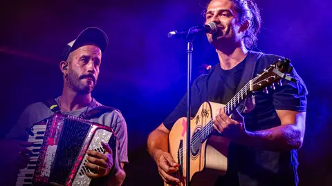 Actuació d'Els Catarres al Càmping Municipal de Tàrrega durant el 25è Paupaterres - Foto: Jordi Vinuesa