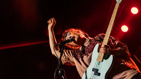Actuació d'Els Catarres al Càmping Municipal de Tàrrega durant el 25è Paupaterres - Foto: Jordi Vinuesa
