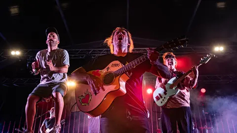 Actuació d'Els Catarres al Càmping Municipal de Tàrrega durant el 25è Paupaterres - Foto: Jordi Vinuesa