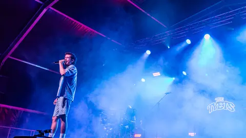 Actuació de The Tyets al Càmping Municipal de Tàrrega durant el 25è Paupaterres - Foto: Jordi Vinuesa