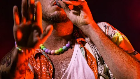 Actuació de Lildami al Càmping Municipal de Tàrrega durant el 25è Paupaterres - Foto: Jordi Vinuesa