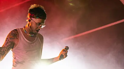 Actuació de Lildami al Càmping Municipal de Tàrrega durant el 25è Paupaterres - Foto: Jordi Vinuesa