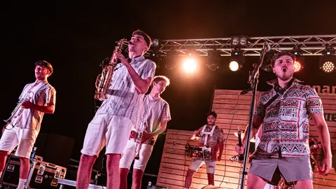 Actuació de La Follia al Càmping Municipal de Tàrrega durant el 25è Paupaterres - Foto: Jordi Vinuesa