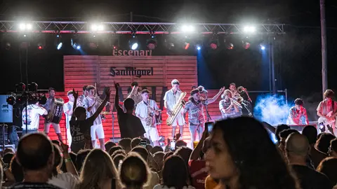 Actuació de La Follia al Càmping Municipal de Tàrrega durant el 25è Paupaterres - Foto: Jordi Vinuesa