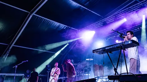 Actuació de Stay Homas al Càmping Municipal de Tàrrega durant el 25è Paupaterres - Foto: Jordi Vinuesa