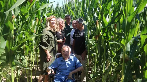 Un tram del laberint de l'Horta de Lleida - Foto: Ignasi Gómez