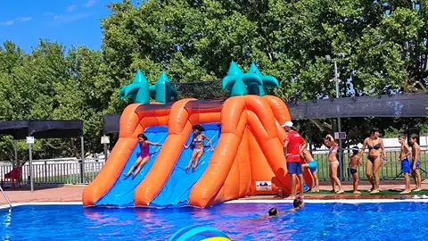 Activitat de parc aquàtic a Bellvís - Foto: Cedida per l'Ajuntament de Bellvís