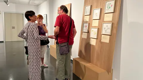 Inauguració de l'exposició 'Arbres i Plantes dels Canals d'Urgell' a Juneda - Foto: Associació La Banqueta