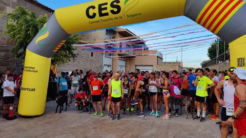 Sortida de la Cursa del Gos de Massoteres - Foto: Ajuntament de Massoteres
