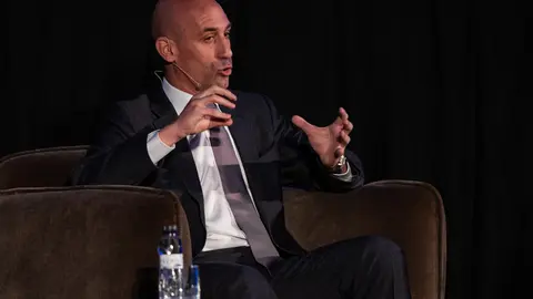 Luis Rubiales durant una ponència l'any 2019 - Foto: Jordi Vinuesa