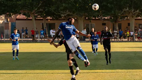 Partit amistós entre el Lleida Esportiu i el CFJ Mollerussa, disputat a Ivars d'Urgell - Foto: Jordi VInuesa
