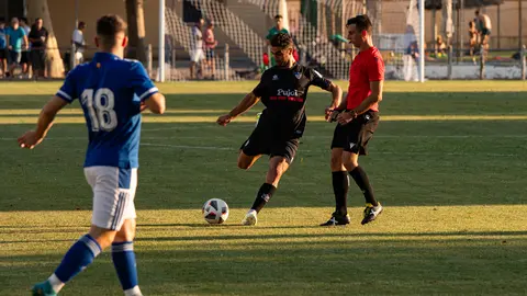 Partit amistós entre el Lleida Esportiu i el CFJ Mollerussa, disputat a Ivars d'Urgell - Foto: Jordi VInuesa